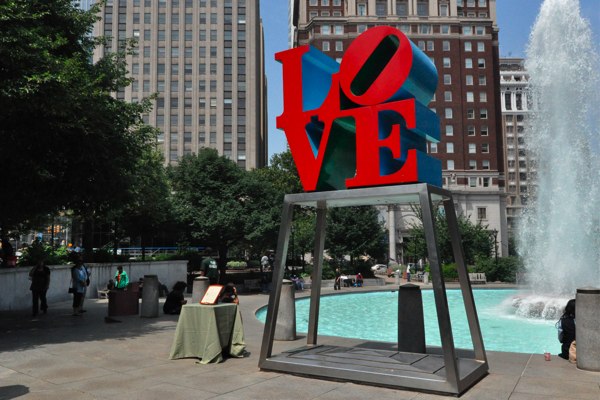 LOVE statue